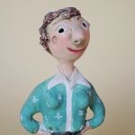 Fernando Morgado（ポルトガル）陶人形　ミーニョの女性