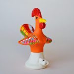 ポルトガル陶人形　幸運の雄鶏ガロ　ミステリオ兄弟